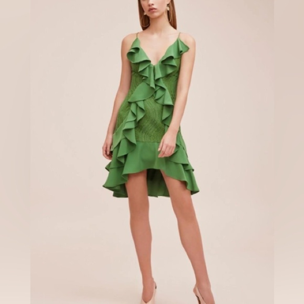 Keepsake FLAWLESS LOVE DRESS IN EMERALD GREEN Size S